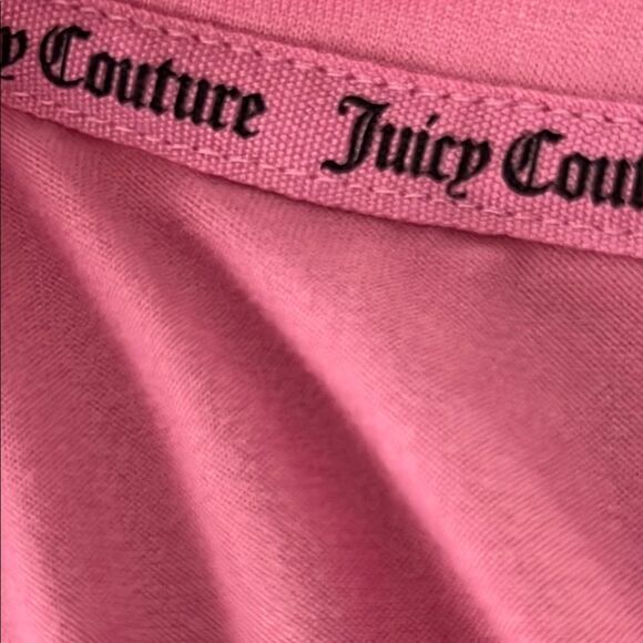 Juicy Couture Pink T-Shirt  Sleepwear Embellished Juicy NWOT 1X - Picture 5 of 6